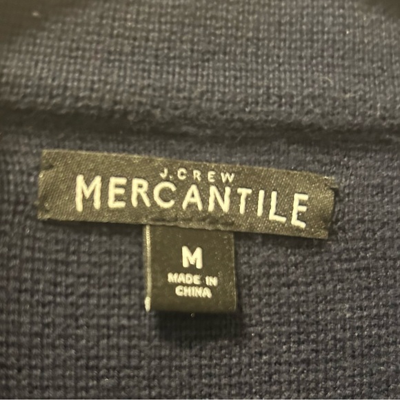 J Crew Navy Blue Knit Jacket Blazer - Picture 3 of 6